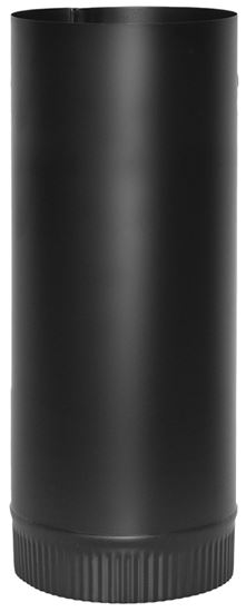 Imperial BM0104 Stove Pipe, 8 in Dia, 12 in L, Steel, Black, Pack of 10