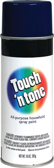 Touch 'N Tone 55290830 Spray Paint, Gloss, Dark Blue, 10 oz, Can