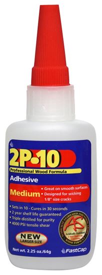 Fastcap 8276006 Adhesive Refill, Liquid, Pungent, Transparent, 2.25 oz Bottle