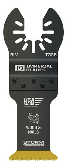 Imperial Blades ONE FIT IBOAT336-25 Oscillating Tool Blade, 1-1/4 in, Bi-Metal