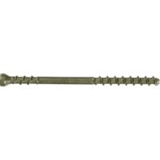 Camo 345144 Deck Screw, #7 Thread, 2-3/8 in L, Trim Head, Star Drive, Carbon Steel, ProTech-Coated, 700/PK