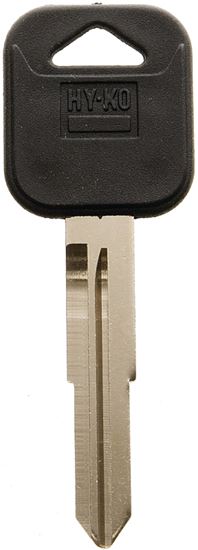 Hy-Ko 12005B74 Key Blank, Brass, Nickel, Pack of 5