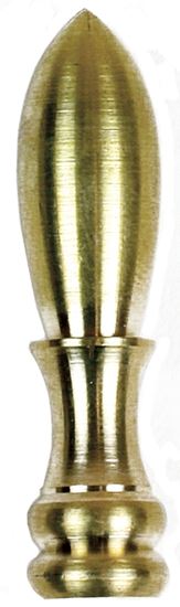 Jandorf 60106 Bullet Finial, Brass