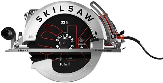 SKILSAW SPT70V-11 Worm Drive Saw, 15 A, 16-15/16 in Dia Blade, 1 in Arbor, 4-5/16 to 6-1/4 in D Cutting