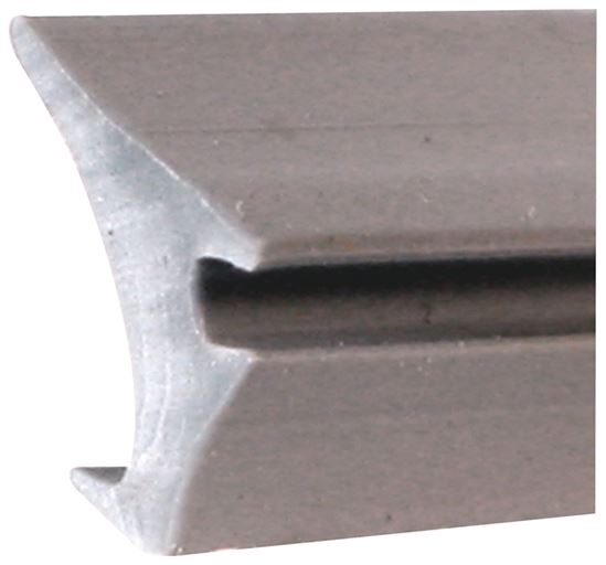 Make-2-Fit P 7774 Glass Glazing Spline, 0.16 in W, 25/64 in Thick, 200 ft L, Vinyl, Gray