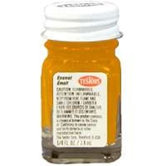 Testors 1127TT Enamel Paint, Gloss, Orange, 0.25 oz, Bottle