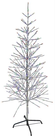 Holiday Bright Lights TWIGT55SWWMU Tree Twig with Color Changing Silver, Brown, Pack of 6