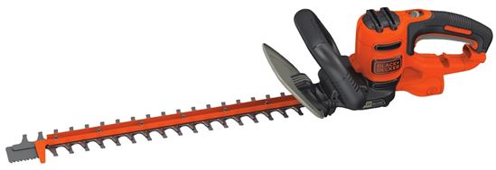 Black+Decker BEHTS300 Electric Hedge Trimmer, 3.8 A, 120 V, 3/4 in Cutting Capacity, 20 in Blade, Orange