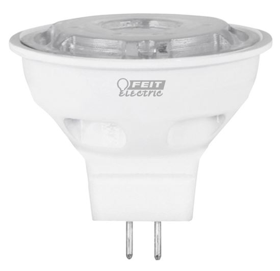 Feit Electric BPBAB/930CA/3 LED Lamp, Track/Recessed, MR16 Lamp, 20 W Equivalent, GU5.3 Lamp Base, Dimmable, Clear