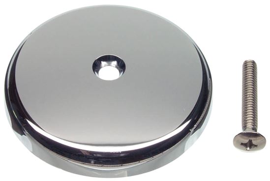 Danco 89052 Overflow Plate, Plastic/Stainless Steel, Chrome