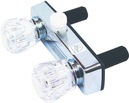 US Hardware RV-012B Exposed Shower Valve, Plastic, Knob Handle