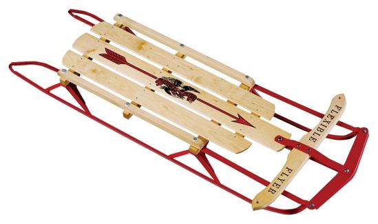 Paricon 1048 Runner Sled, Flexible Flyer, 5-Years Old and Up, Steel, Red, Pack of 2