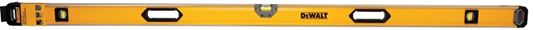 DeWALT DWHT43172 Box Beam Level, 72 in L, 3-Vial, Non-Magnetic, Aluminum, Black/Yellow