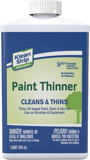 Klean Strip QKKP75CA Paint Thinner, Liquid, Milky White, 1 qt, Pack of 4