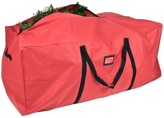 Treekeeper SB-10133 Tree Storage Bag, XL, 6 to 9 ft Capacity, Polyester, Red, Zipper Closure, 59 in L, 27 in W, Pack of 6