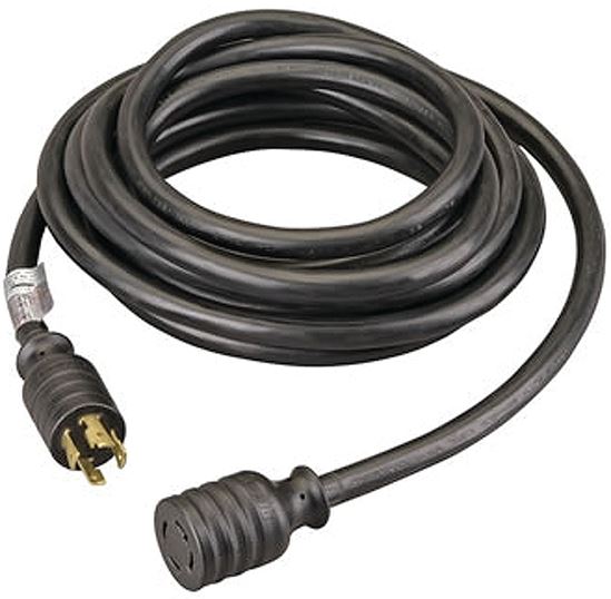 Reliance Controls PC3020K Power Cord Kit, 10 AWG Cable, 20 ft L, 30 A, 125/250 V