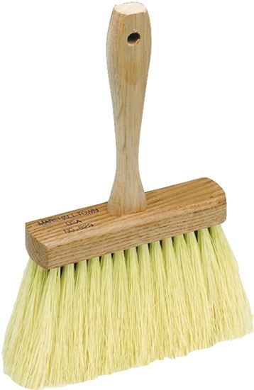 Marshalltown 829 Masonry Brush, 2 in W Brush, 6-1/2 in L Brush, 8 in OAL, Tampico Bristle, White Bristle