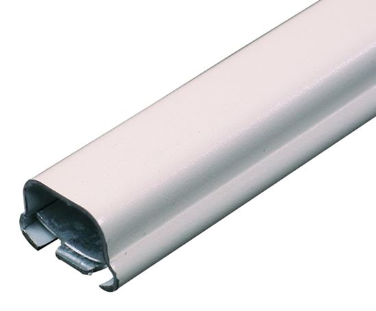 Wiremold BWH1 Raceway Wire Channel, 5 ft L, 0.656 in W, 1 -Channel, Metal, White