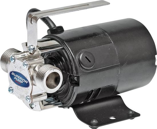 Superior Pump 90040 Transfer Pump, 2.3 A, 115 V, 0.1 hp, 3/4 in Outlet, 330 gal/hr, Iron