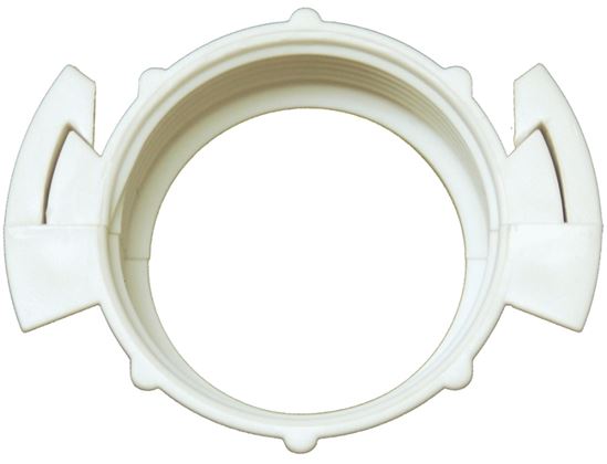 Plumb Pak PP9255SPLT Split Wing Nut, Plastic, White, For: Existing Brass, Existing Plastic, Kitchen and Bath Fixtures