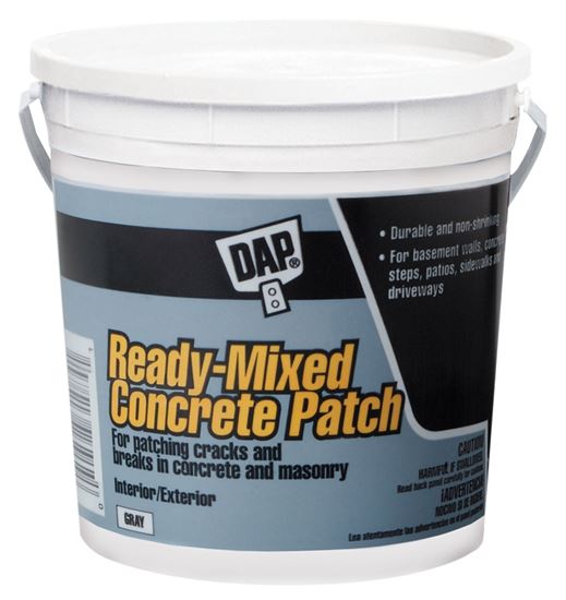 DAP Bondex 31090 Concrete Patch, Gray, 1 gal Pail