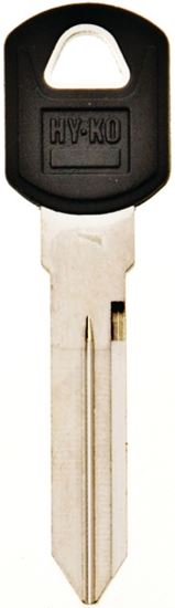 Hy-Ko 12005B89 Key Blank, Brass, Nickel, Pack of 5