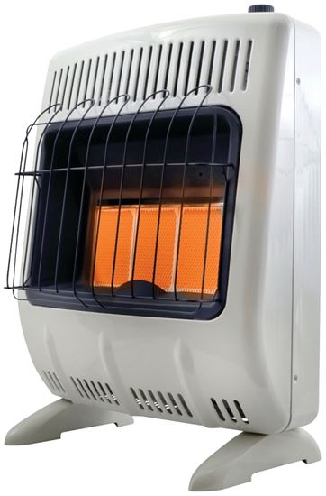 Mr. Heater F299820 Vent-Free Radiant Heater, 11-1/4 in W, 27 in H, 18000 Btu Heating, Propane