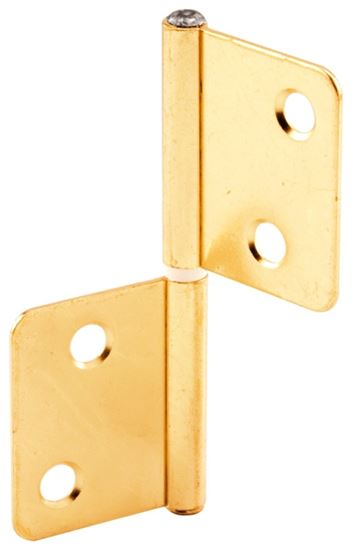 Prime-Line N 7025 Door Hinge, Steel, Brass