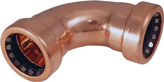 EPC 907 Series 10170790 Pipe Elbow, 1/2 in, 90 deg Angle, Copper, 200 psi Pressure