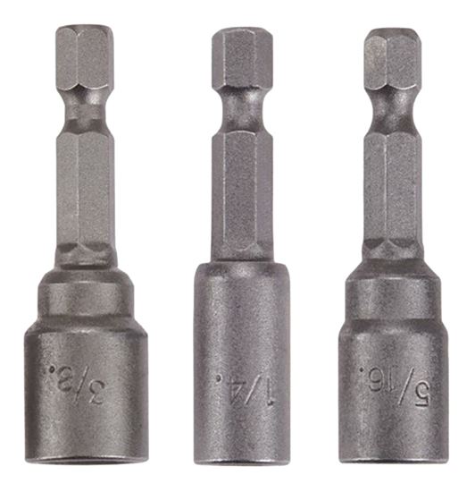 Irwin IWAF242-3 Nutsetter Set, 3-Piece, Lobular, Steel, 3/PK