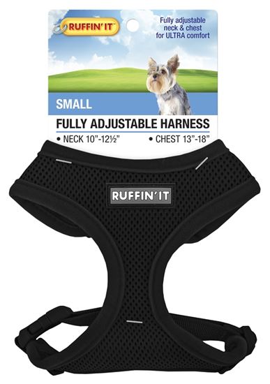 Ruffin'It 41462 Fully Adjustable Harness, 10 to 12-1/2 in x 13 to 18 in, Mesh Fabric, Assorted, Pack of 4