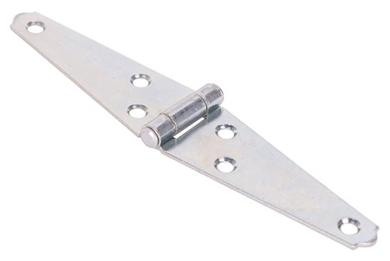 ProSource LSH-Z03-013L Strap Hinge, 1.4 mm Thick Leaf, Steel, 180 Range of Motion, Screw Mount Mounting, Pack of 10