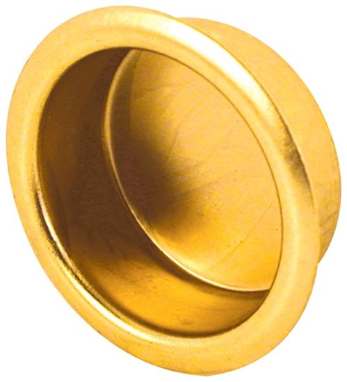 Prime-Line N 6846 Door Pull, 5/16 in D, Steel, Brass