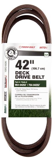 MTD 490-501-M008 Hydrostatic Transmission Drive Belt, 84 in L, 1/2 in W