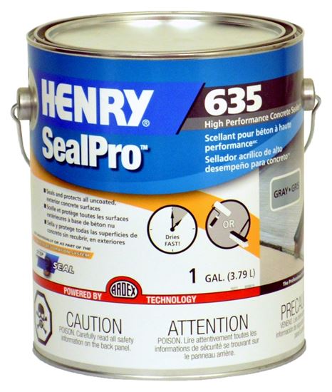 Henry 16377 Concrete Sealant, Liquid, Gray, 1 gal, Can