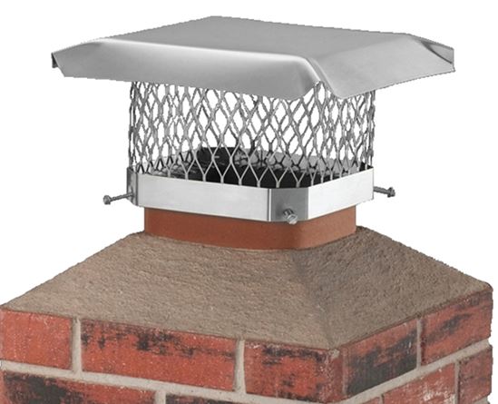 Shelter SCSS1313 Chimney Cap, Stainless Steel, Fits Duct Size: 11-1/2 x 11-1/2 to 13-1/2 x 13-1/2 in