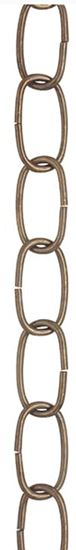 Westinghouse 7007100 Fixture Chain, 3 ft L, Metal, Antique Brass, Pack of 6