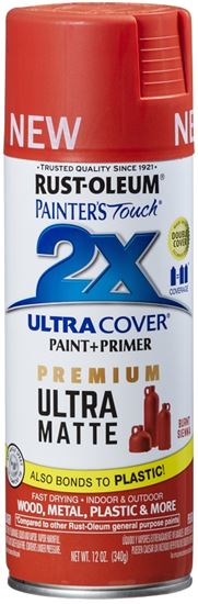 Rust-Oleum 366987 General-Purpose Paint, Matte, Burnt Sienna, 12 oz, Aerosol Can