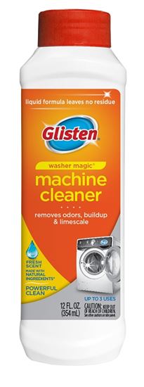 Glisten WM0612N Washing Machine Cleaner and Deodorizer, 12 oz, Bottle, Liquid, Floral