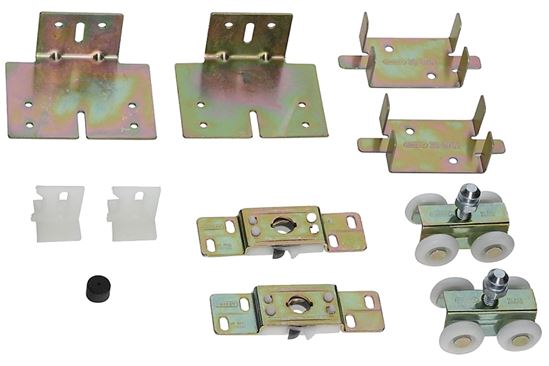 National Hardware N236-023 Pocket Door Hardware Kit, Plastic/Steel