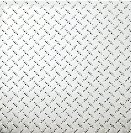 Stanley Hardware 4220BC Series N316-356 Tread Plate, 24 in W, 24 in L, Diamond Tread, Aluminum, Polished