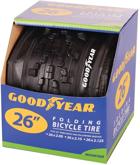 Kent 91059 Mountain Bike Tire, Folding, Black, For: 26 x 2 to 2.10 to 2-1/8 in Rim, Pack of 2