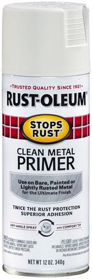 Rust-Oleum 7780830 Primer, White, Flat/Matte, 12 oz