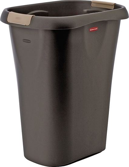 Rubbermaid 5L60 FG5L6000CSHM Waste Basket, 32 qt Capacity, Plastic, Cashmere, 19 in H