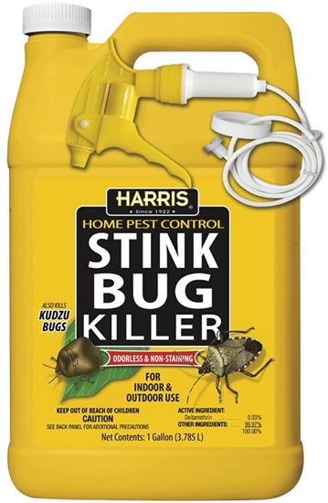 Harris STINK-128 Stink Bug Killer, Liquid, Spray Application, 1 gal