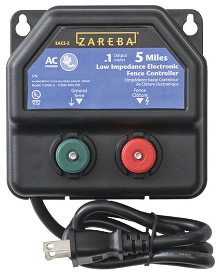 Zareba EA5M-Z Electric Fence Charger, 0.1 J Output Energy, 110/120 V