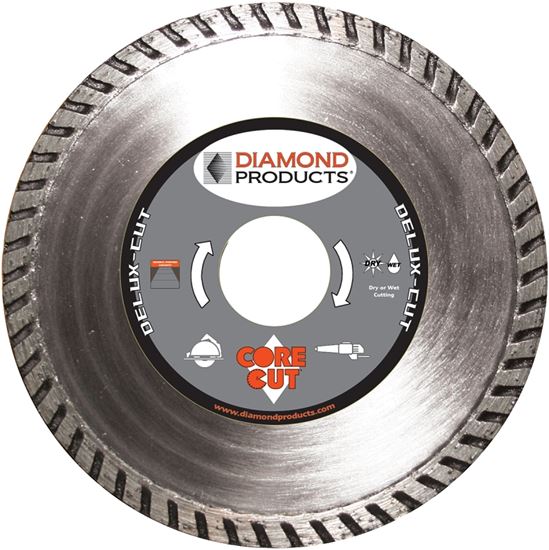 Diamond Products 21163 Circular Blade, 7 in Dia, 7/8 in Arbor, Diamond Cutting Edge