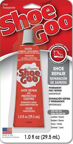 Shoe GOO 110231 Shoe Repair Adhesive, Gel, Liquid, Black/Clear, 1 oz