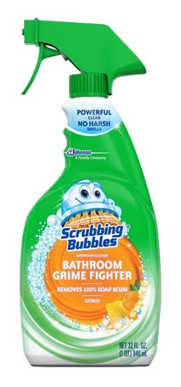 Scrubbing Bubbles 70755 Bathroom Cleaner, 32 oz Bottle, Liquid, Fresh Citrus
