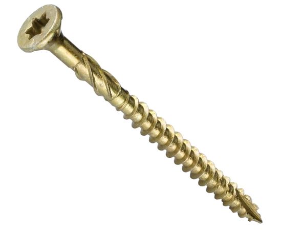 GRK Fasteners R4 02079 Framing and Decking Screw, #8 Thread, 2-1/2 in L, Star Drive, Steel, 100 PK